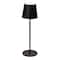 Hello Honey® 14.5" Black Round Metal LED Rechargeable Table Lamp